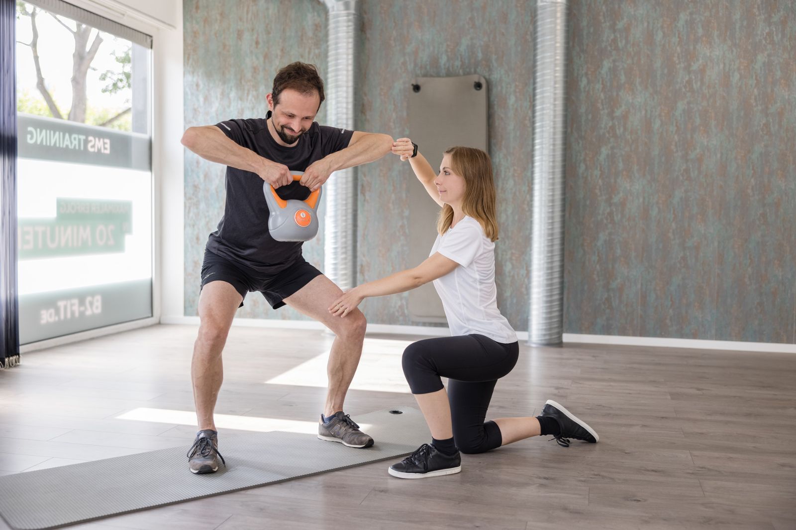 Kettlebell-Training mit persönlicher Begleitung